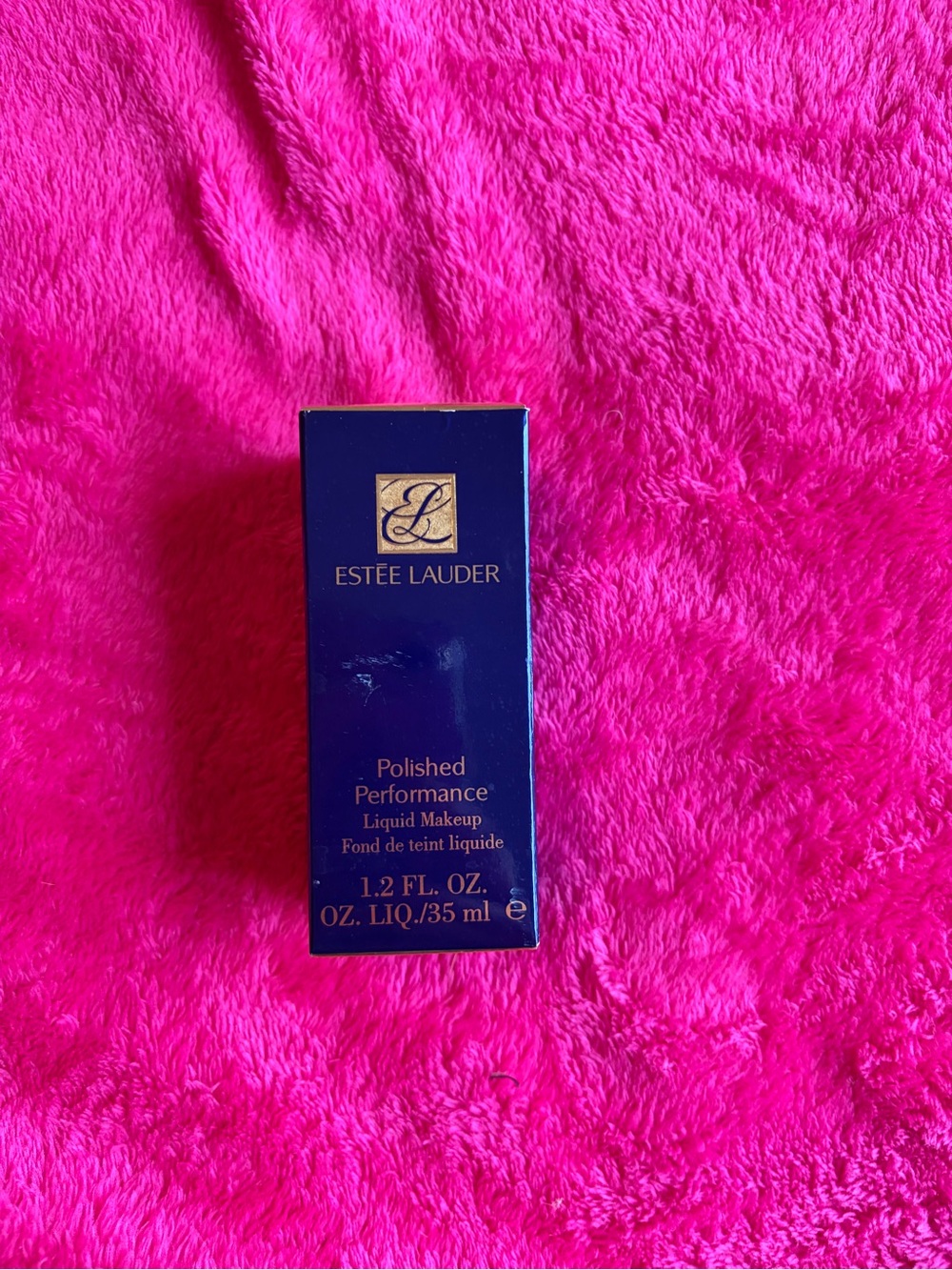Estee Lauder Navy & Gold Polished Performance Liquid Makeup Box
